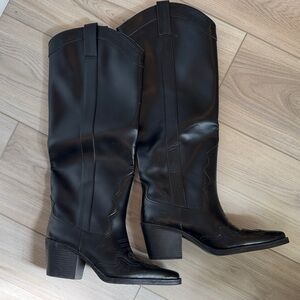 H&M western style knee high boots